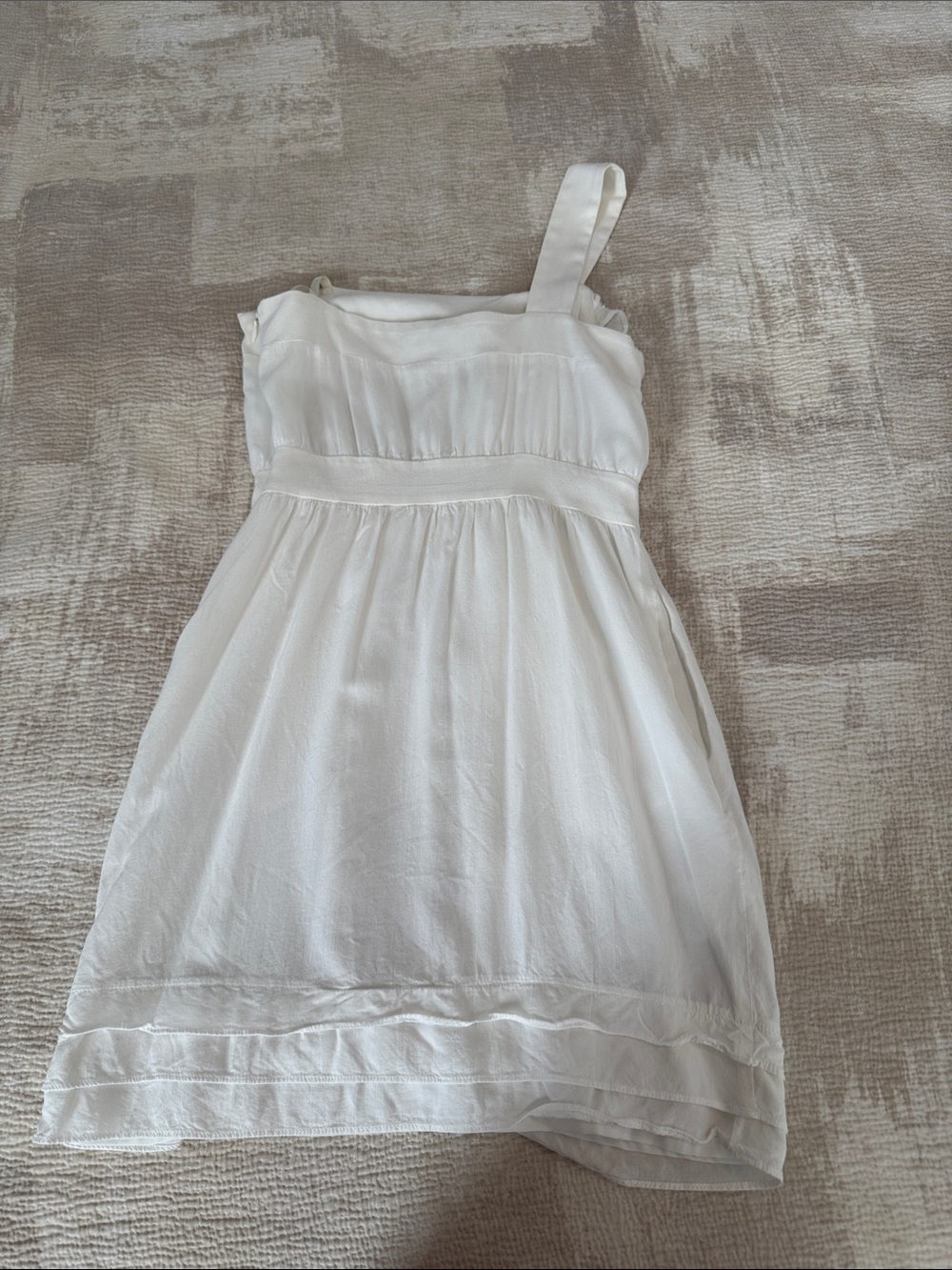 BCBGeneration One-Shoulder Ruffle Mini Dress - Picture 2 of 3